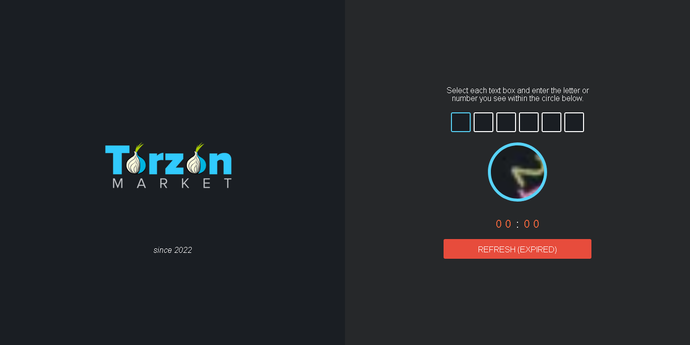 Torzon Market vendor dashboard interface